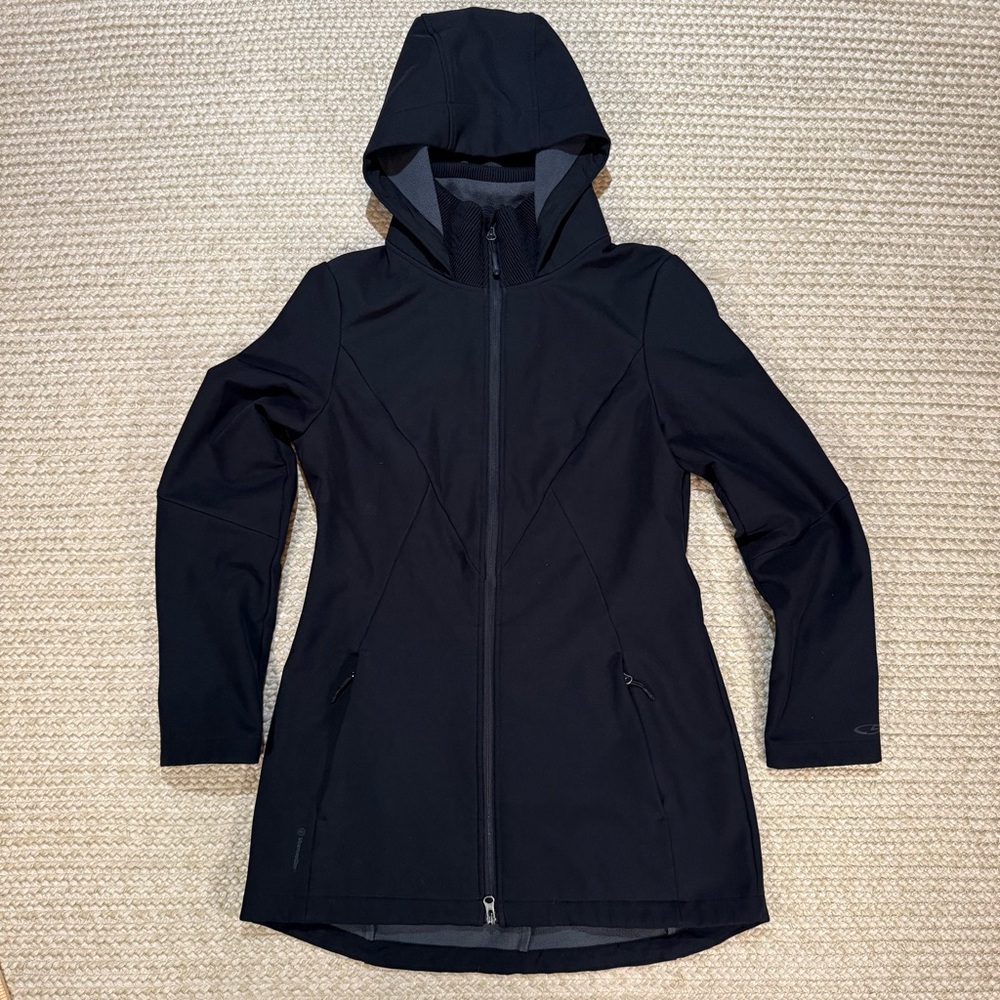 Champion Women's Black Hooded venture dry  Ski Jacket winter coat